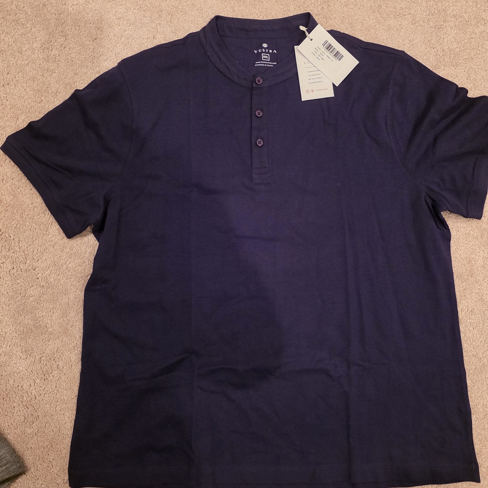 Men's Vustra Navy Blue Shirt